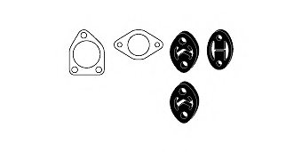 HJS 82 41 7404 Mounting Kit, exhaust system